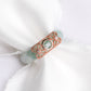 Open XOX Jade Ring - JJ15R (US7.5, Cannot be resized)