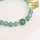 Glacial Teal Jade Bracelet P2 - 14K Gold