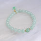 Fresh Minty Jade Bracelet P1 - 14K Gold