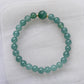 Glacial Teal Jade Bracelet P2 - 14K Gold