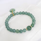 Glacial Teal Jade Bracelet P2 - 14K Gold