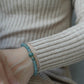 Glacial Teal Jade Bracelet P2 - 14K Gold