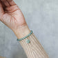 Glacial Teal Jade Bracelet P2 - 14K Gold