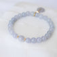 Romantic Lavender Jade Bracelet P5 - 14K Gold