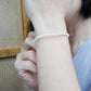 Tiny White Pearl Bracelet