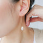 Keshi Pearl Sleek Hook Earrings