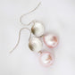 Lotus Baroque Pearl Hook Earrings