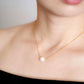 Floating White Pearl Necklace