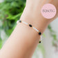 Pearl and Tourmaline Pebble Bracelet