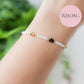 Pearl and Tourmaline Pebble Bracelet