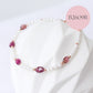 Pearl and Tourmaline Pebble Bracelet