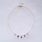 Pearl with Tourmaline Nugget Choker