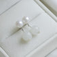 Edison Pearl and White Jade Earrings