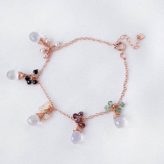 Pink Amethyst Garden Bracelet