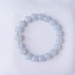 Translucent Lavender Jade Bracelet P3 - 14K Gold