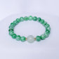 Vivid Green Jade Bracelet P3 - 14K Gold