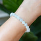 Premium Jade Floral Bead Bracelet