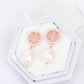 Prosperity Earrings with Pearls