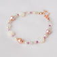 Rose Mother-of-Pearl and White Jade Bracelet