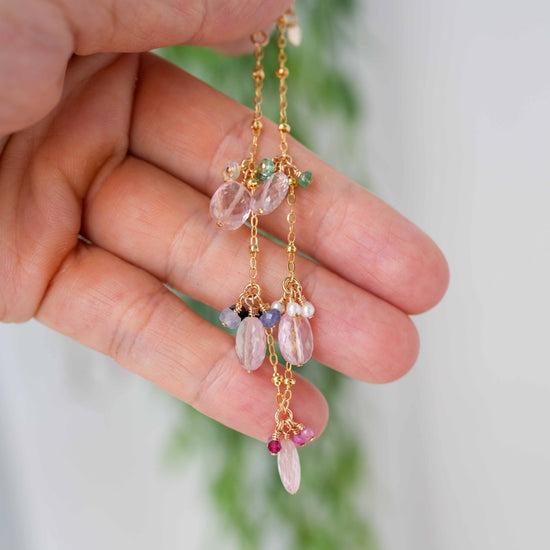 Rose Quartz Garden Bracelet