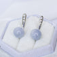 Aquamarine with Detachable Lavender Jade Dangle in 14K