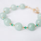 Jade with Green Onyx Accent Bracelet SB13