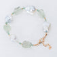 Baroque Pearl and Green Amethyst Bracelet SB22