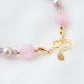 Pearl and Pink Amethyst Bracelet SB6