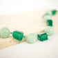 Green Jade & Green Onyx Nugget Bracelet SB8