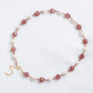 Pearl and Strawberry Quartz Necklace SN13