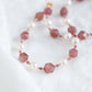 Pearl and Strawberry Quartz Necklace SN13