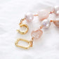 Pearl and Sakura Agate Necklace SN14