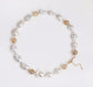 Baroque Pearl and Golden Rutilated Quartz Necklace SN23