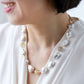 Baroque Pearl and Golden Rutilated Quartz Necklace SN23