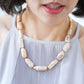 Peach Biwa Pearl Necklace SN24