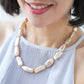 Peach Biwa Pearl Necklace SN24