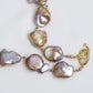 Golden Purple Keshi Pearl Necklace SN8