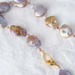 Golden Purple Keshi Pearl Necklace SN8