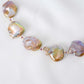 Golden Purple Keshi Pearl Necklace SN8