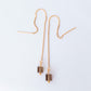 Smoky Quartz U - Ear Threaders