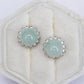 Seafoam Jade Starburst Ear Studs