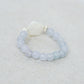 Lavender Jade Bead with Rose MOP Ring