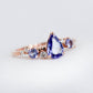Bouquet De Fleurs Ring in 14K - Tanzanite