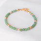 Jade with Blush Pearl Accent Bracelet