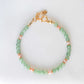 Jade with Blush Pearl Accent Bracelet