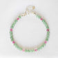 Jade with Pink Sapphire Accent Bracelet