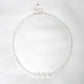 White Jade Choker Accent Necklace JAC3