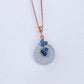 Lavender Jade with Kyanite Vine Necklace