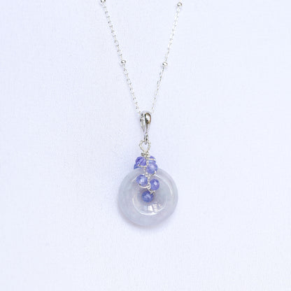 Lavender Jade with Tanzanite Vine Necklace - VLJV1