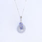 Lavender Jade with Tanzanite Vine Necklace - VLJV1